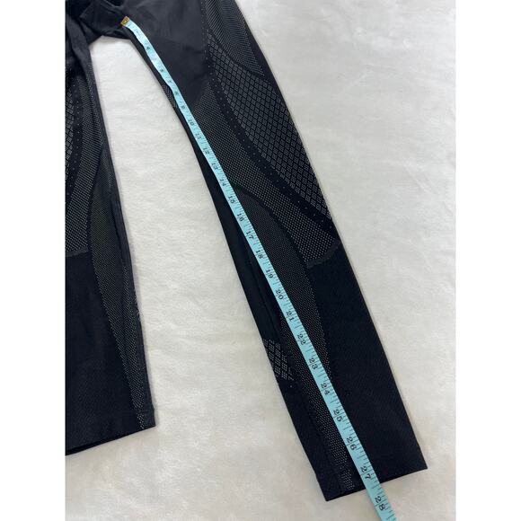 Lululemon Mapped Out High Rise Tight Black Glacier Grey Women's 6 Sense Knit - Picture 10 of 10